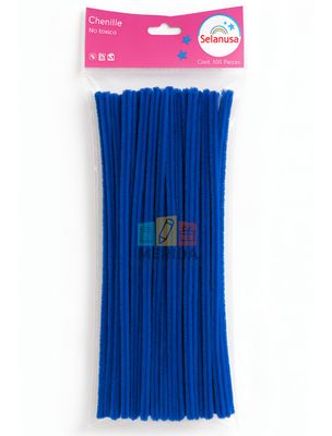 limpiapipas c/100 azul rey