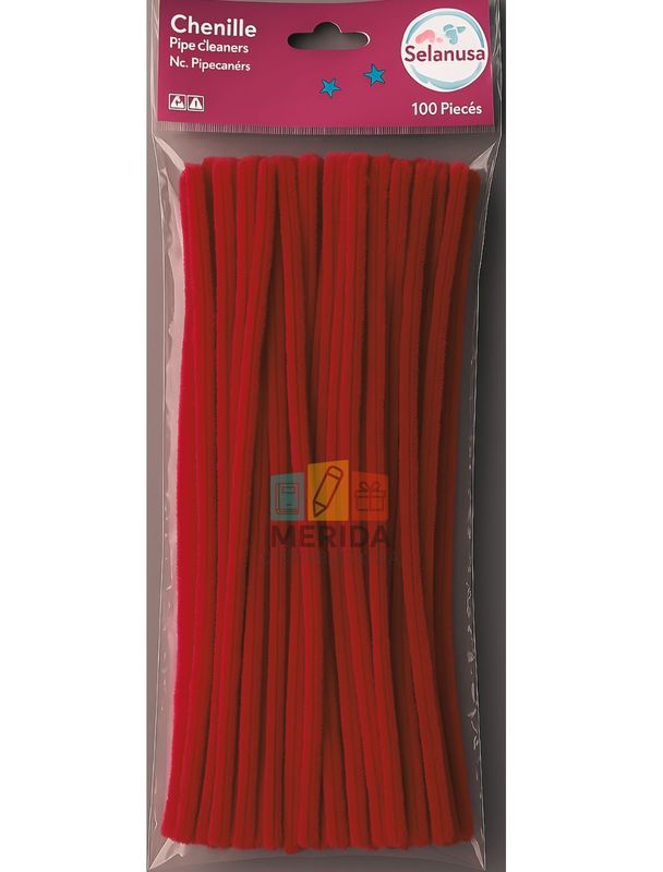 limpiapipas c/100 rojo