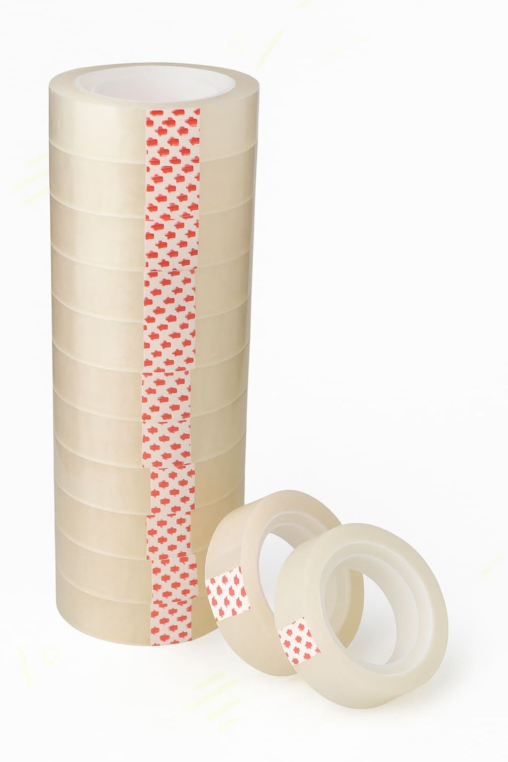 cinta tranparente 12x33 tubo con 12