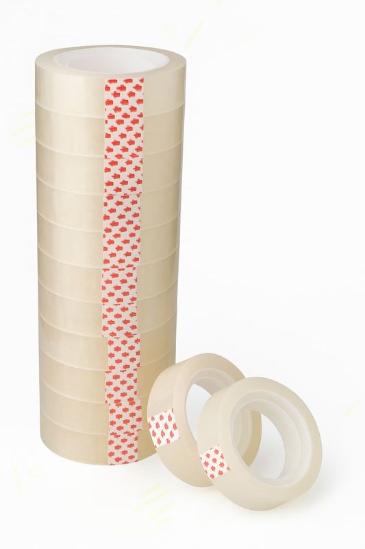 cinta tranparente 12x33 tubo con 12