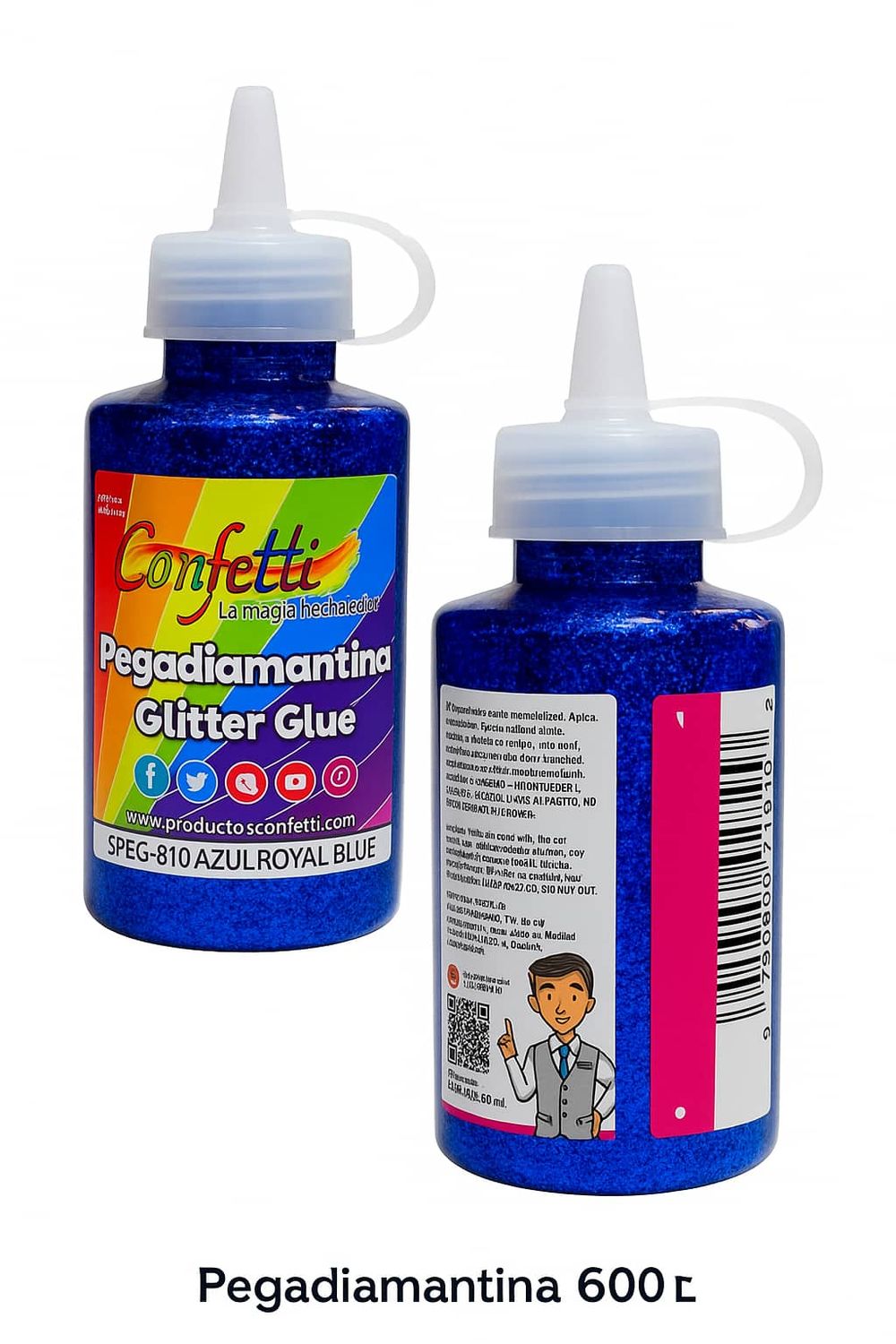 pegadiamantina 60ml azul rey