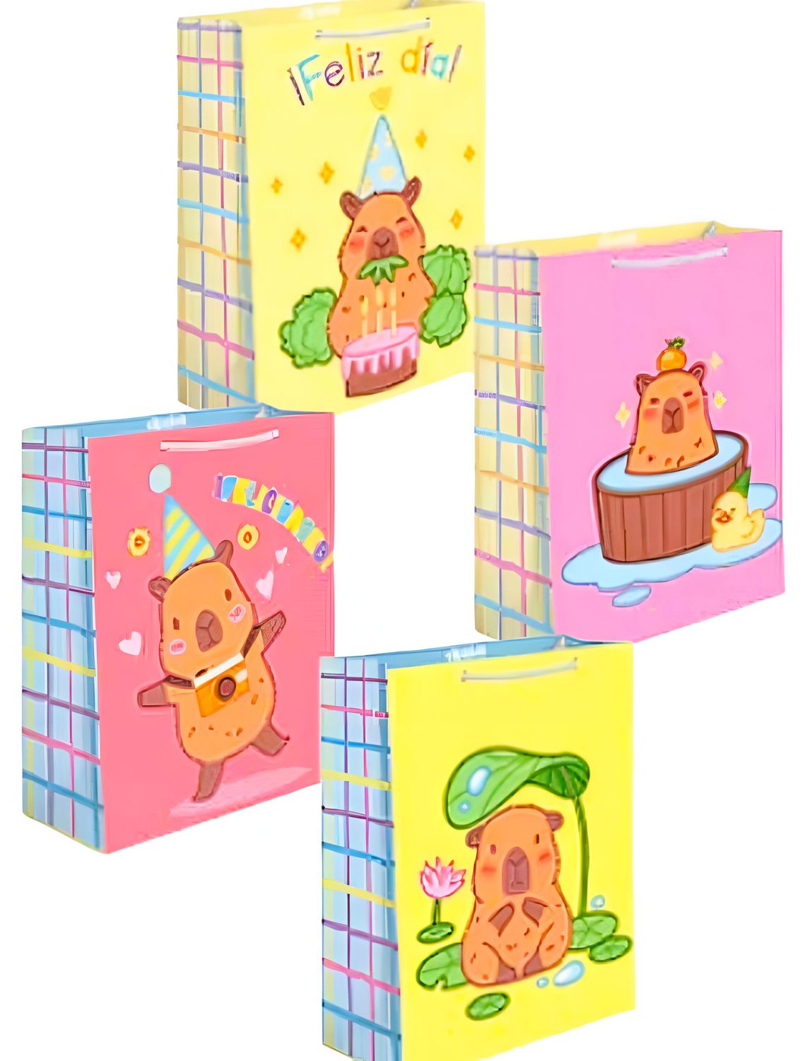 Bolsas de regalo CHICA c/10 DIPAK 22x15 cm