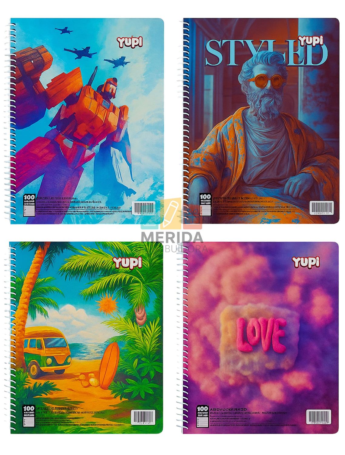 Cuaderno profesional cuadro 7 100H