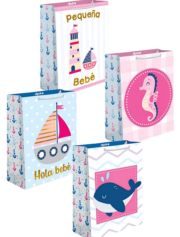 Bolsa de regalo CHICA  c/10 22x15 cm