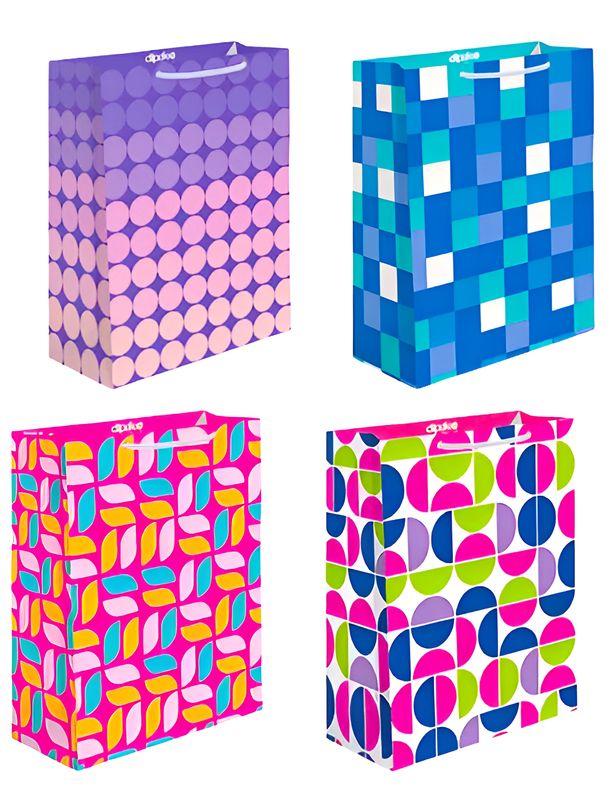 Bolsas de regalo C/10 MEDIANA Dipak 25x19cm