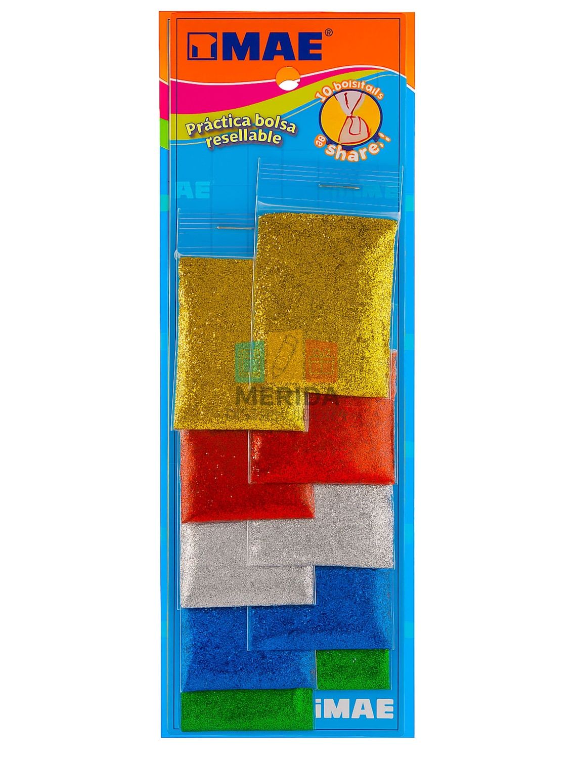 Diamantina 5gr - 10 sobres surtido