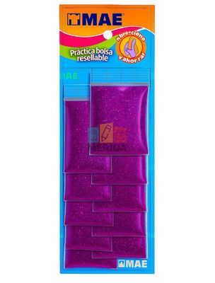 Diamantina 5gr - 10 sobres morado Diamantina 5gr - 10 sobres morado