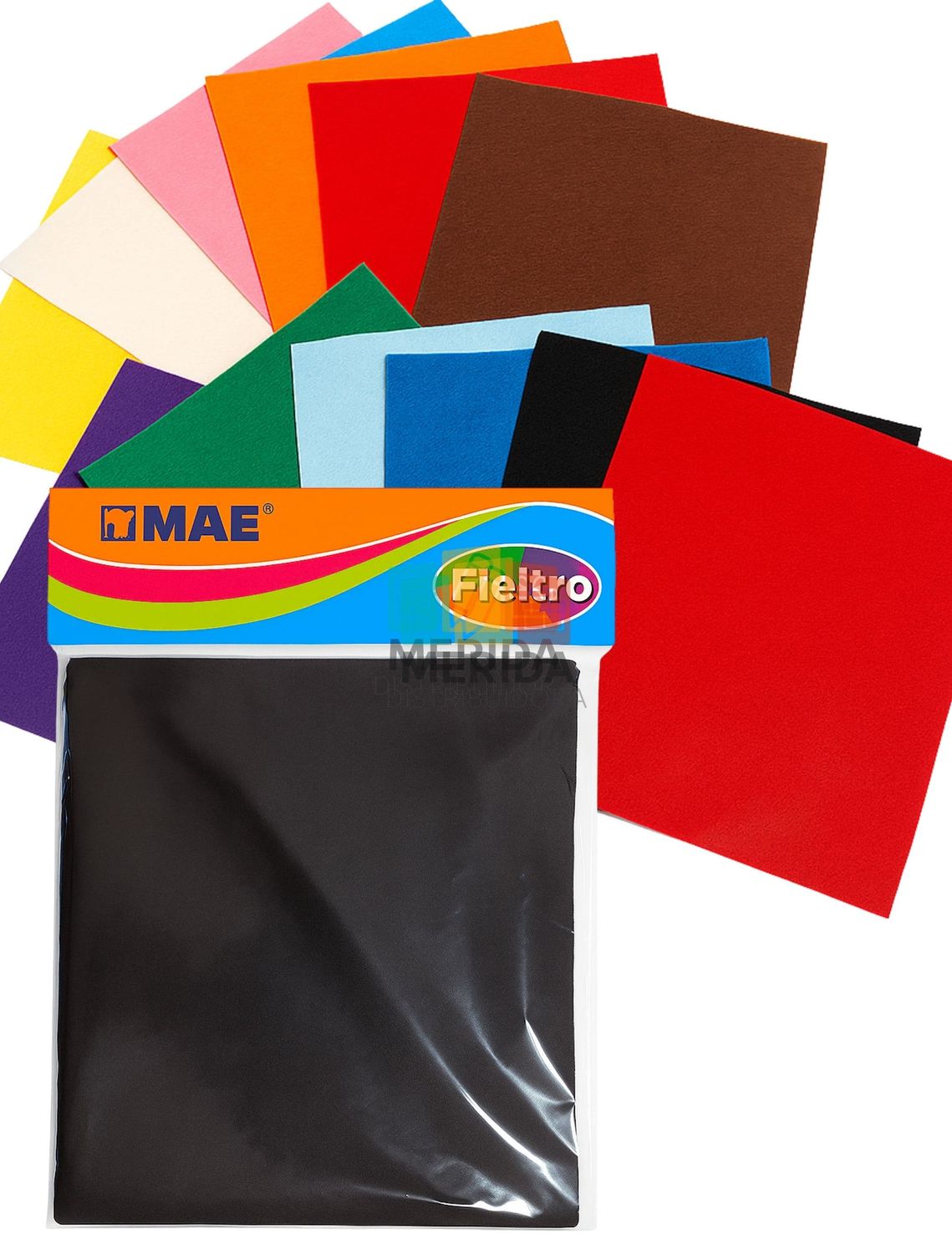 Fieltro c/12 Surtido MAE Tamaño Carta