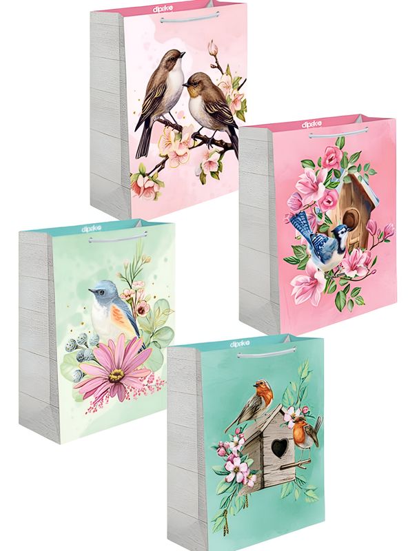 Bolsas de regalo CHICA c/10 Dipak 22x15cm