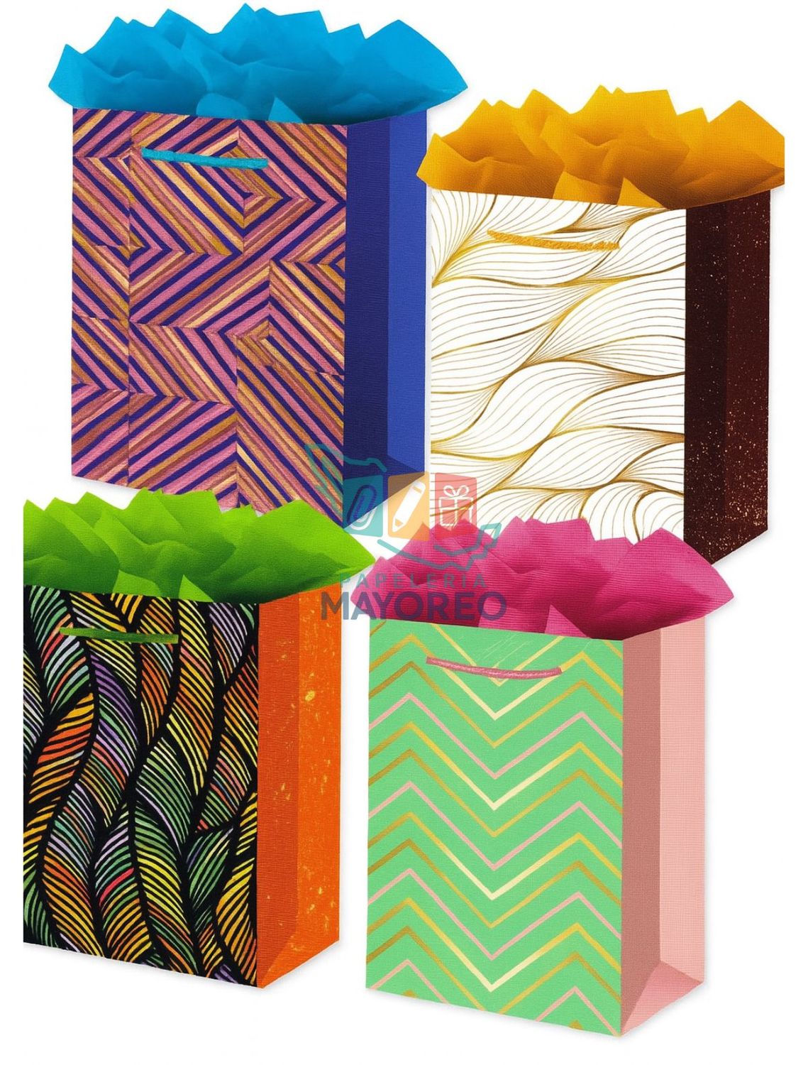Bolsas de regalo C/12 CHICA Pad Color