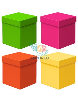 Cajas 15cm c/4  Pad Color Gruesa Fosfo