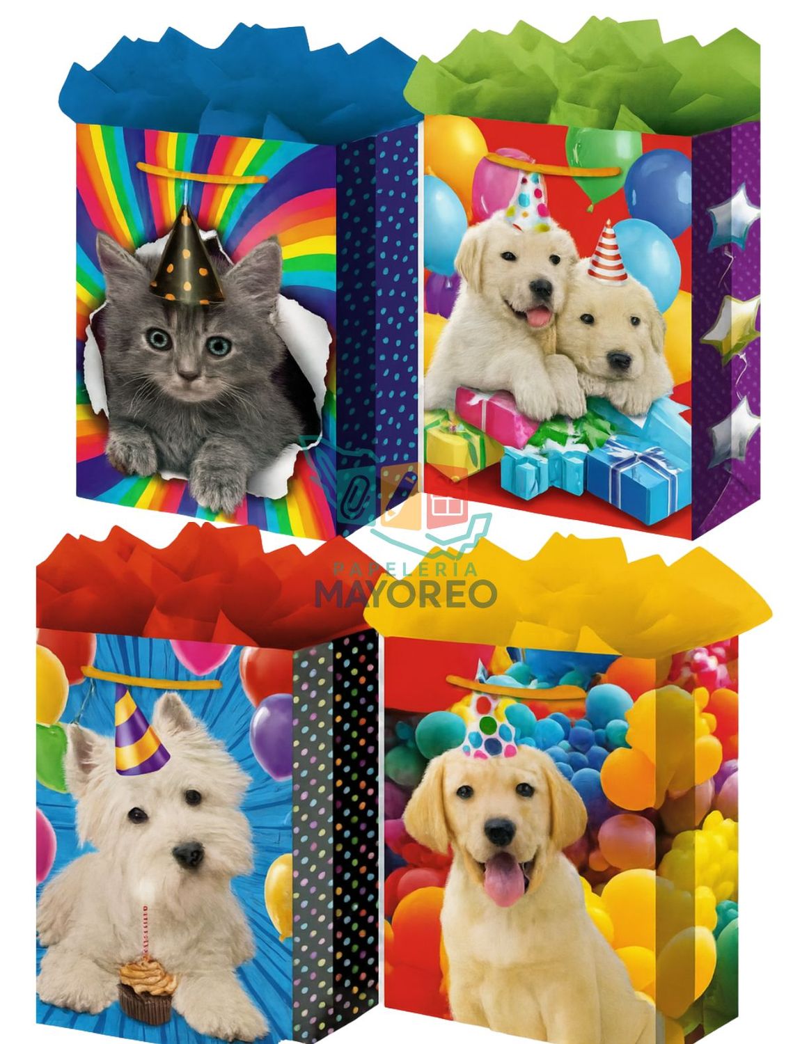 Bolsas de regalo C/12 CHICA Pad Color