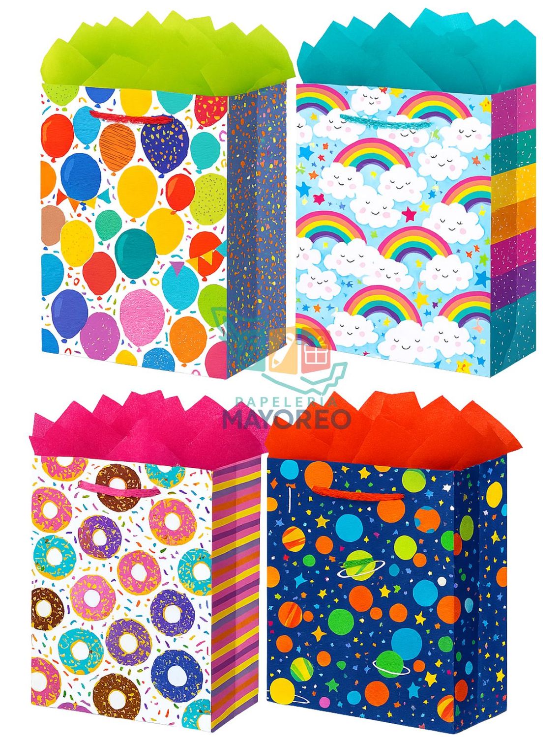 Bolsas de regalo C/12 GRANDE Pad Color
