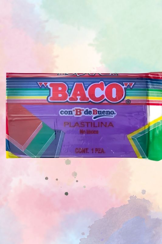 plastilina Baco en barra morado