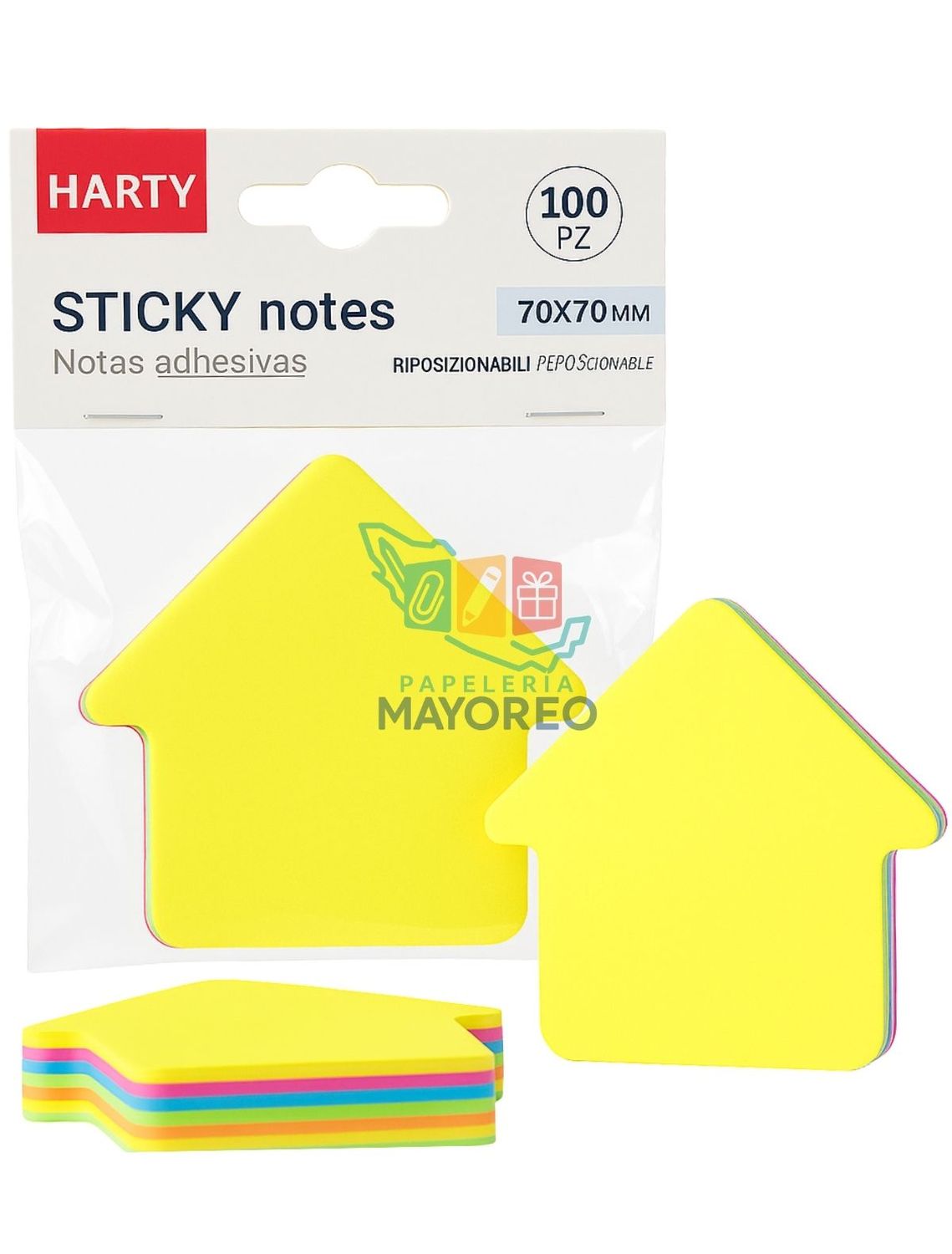 Nota Adhesiva HARTY 70x70 Casita