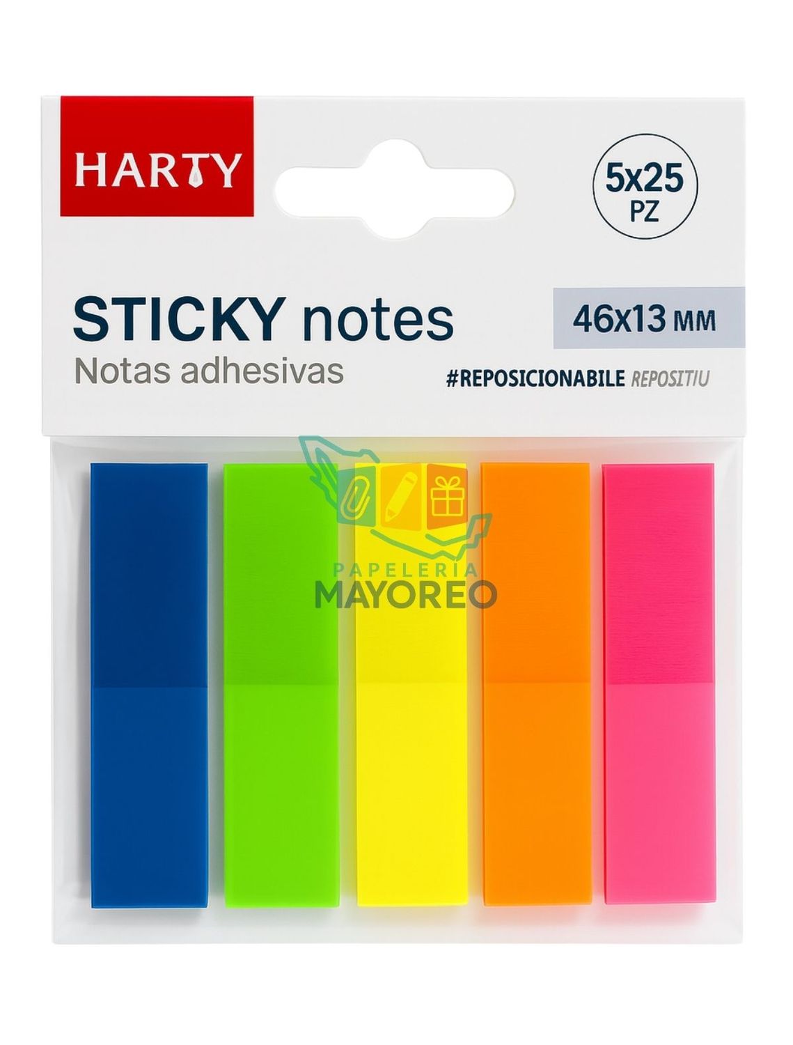 Notas Adhesivas HARTY 46x13 5x25 piezas