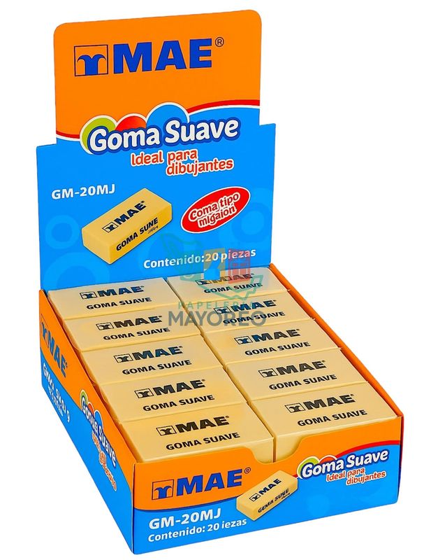 Goma de migajon MAE Caja con 20 pzas