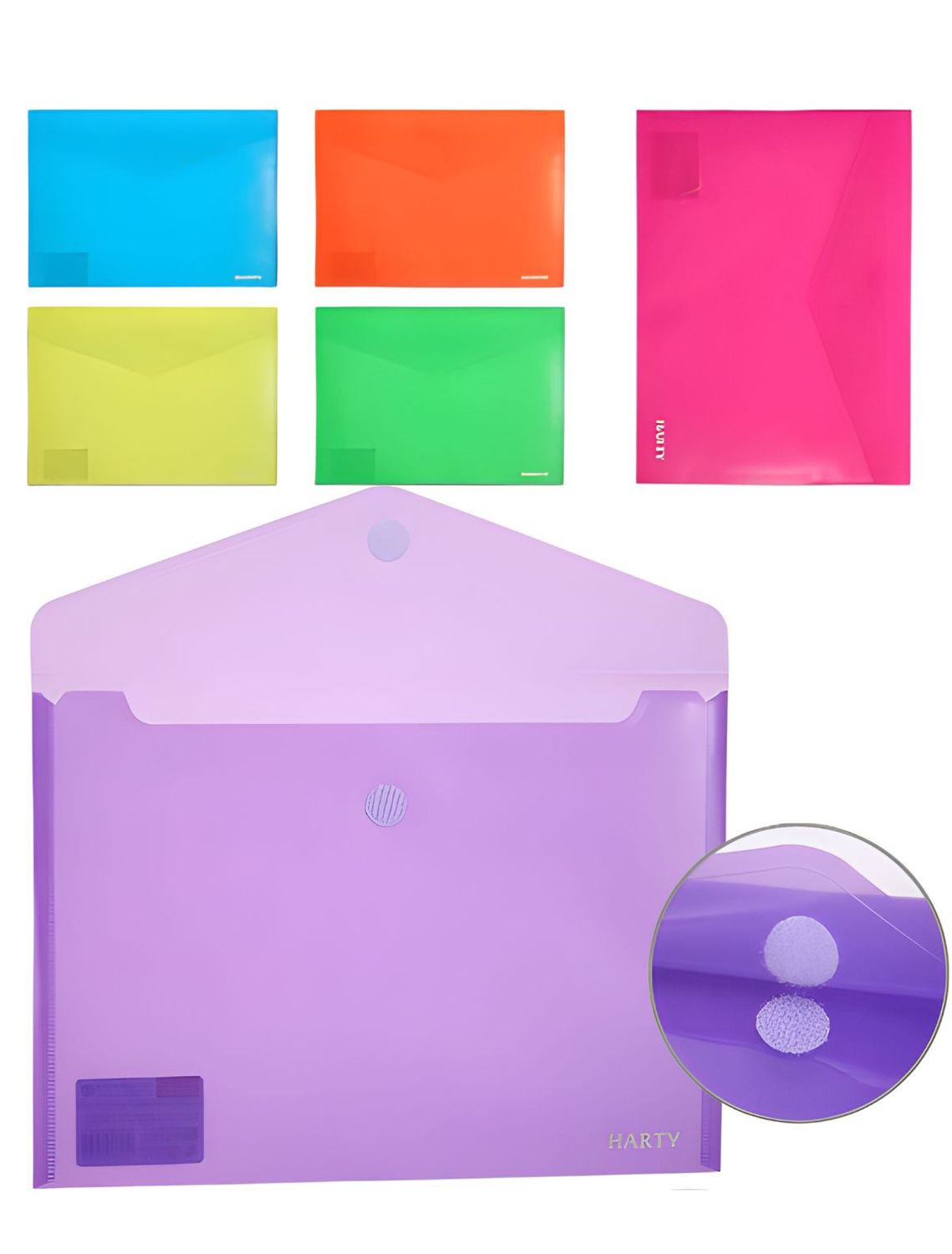 Sobre c/12 piezas HARTY Horizontal con velcro
