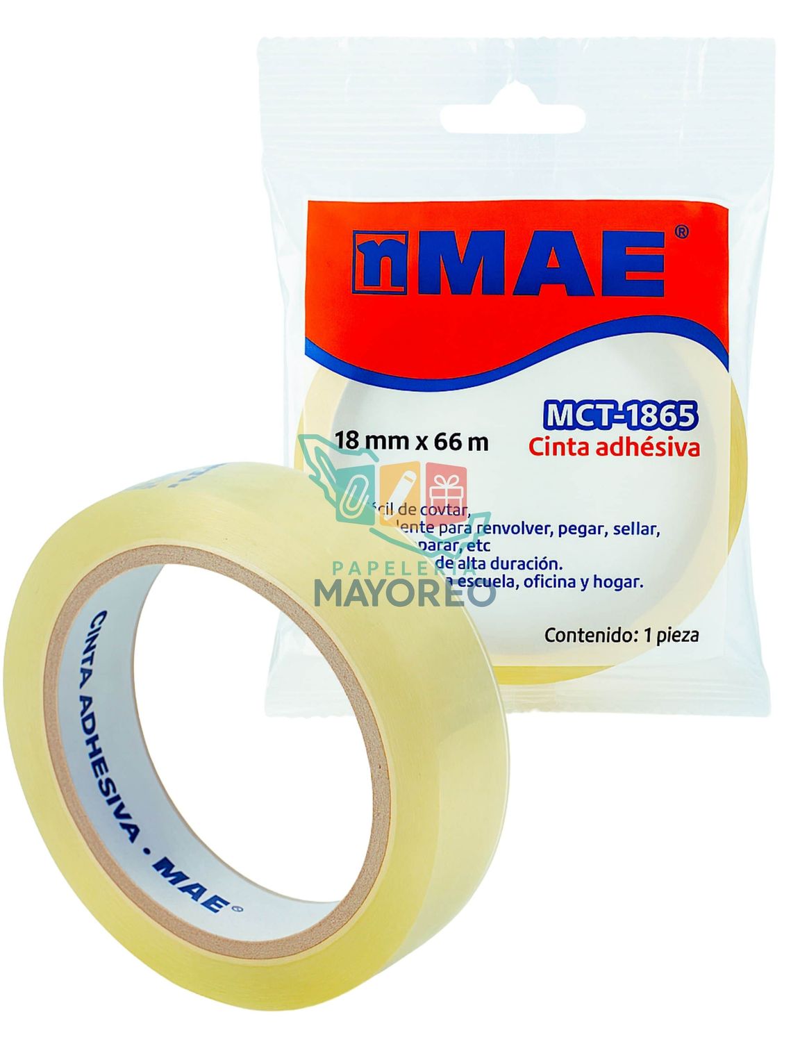 Cinta 18x66 MAE transparente