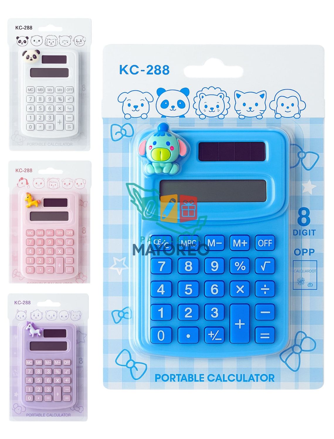 Calculadora c/4 pzas de bolsillo