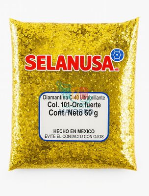ESCARCHA 50gr Oro fuerte ESCARCHA 50gr Oro fuerte