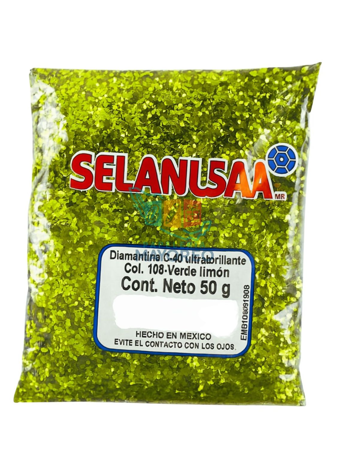 ESCARCHA 50gr verde limon