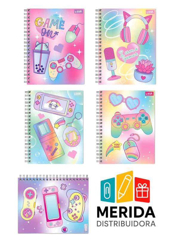 cuaderno combate 90h C-7 chicas gamer