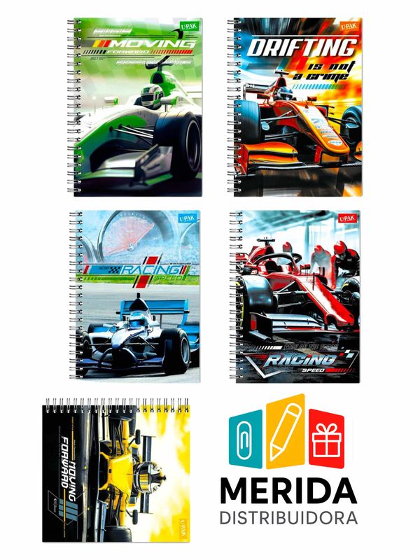 Cuaderno gladiador 100h raya carreras 545110