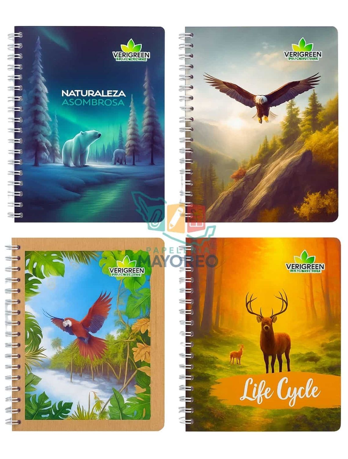 Cuaderno C7 Profesional VERIGREEN – Doble Espiral
