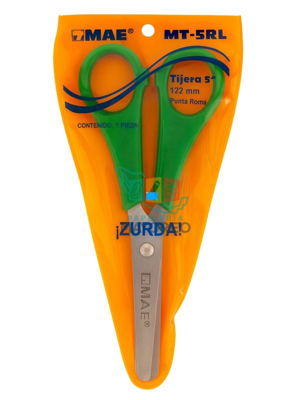 Tijera MAE para Zurdos 5&quot; Punta Roma