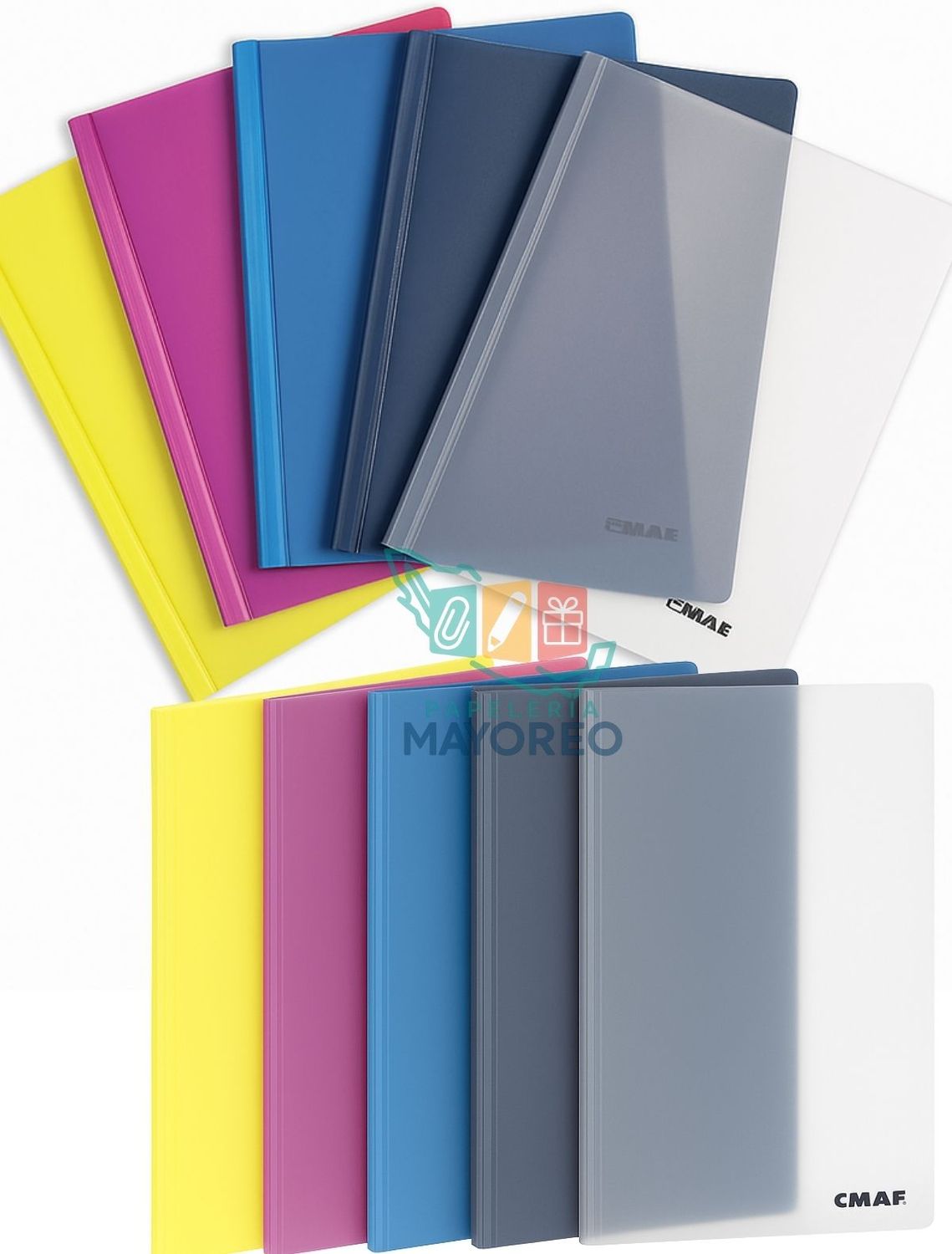 Folder con Costilla Carta 10 pzas Surtidos MAE