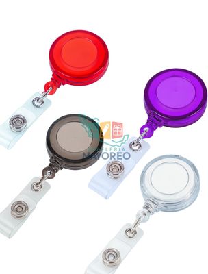 Porta gafete yoyo Con 6 piezas