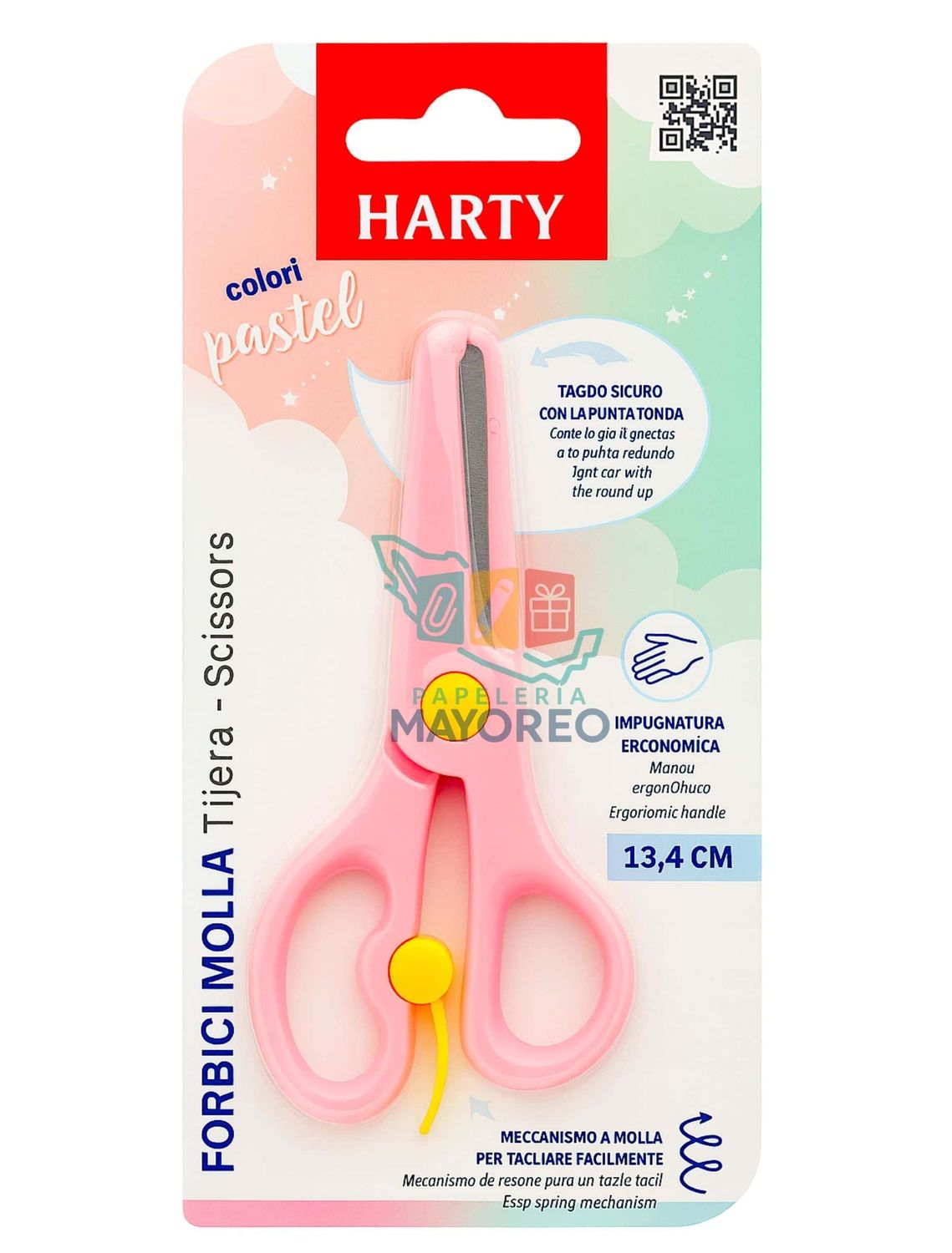 Tijeras Corte Seguro y Mango Ergonómico alma de metal