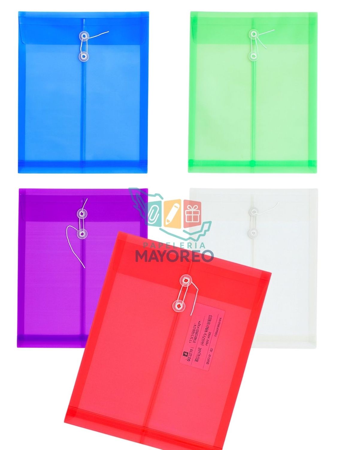 Sobre Vertical tamaño Oficio con 12