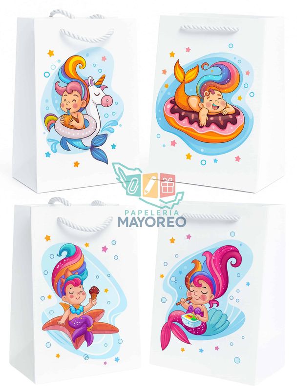 Bolsas de regalo c/9 med 23x18cm