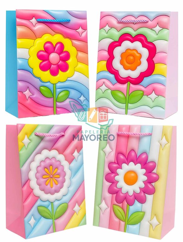 Bolsas de regalo c/9 med 23x18cm