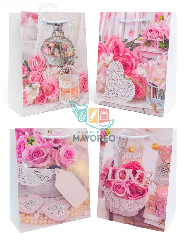 Bolsas de regalo c/9 med 23x18cm