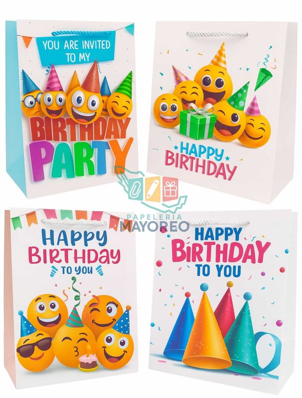 Bolsas de regalo c/9 med 23x18cm