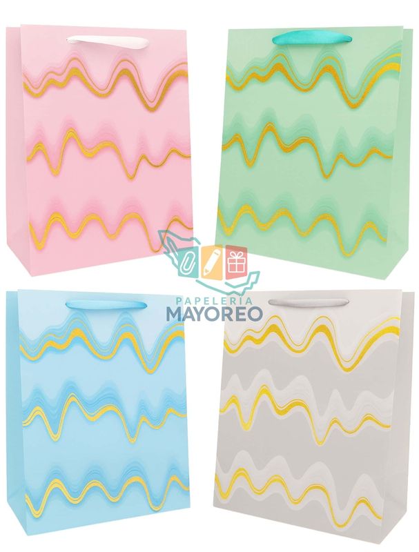 202986 Bolsas de regalo c/9 med 23x18cm