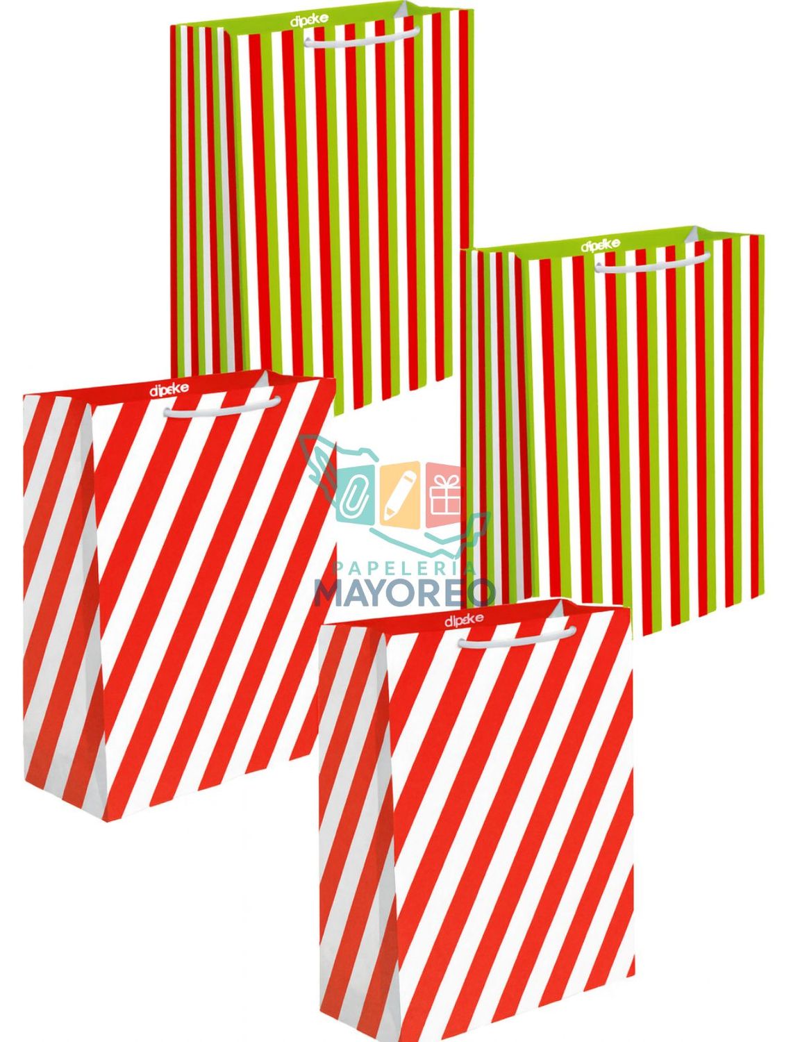 Bolsas de regalo c/10 Mediana Dipak 26x19 cm
