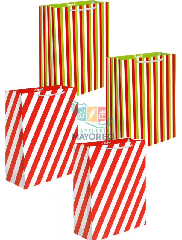 Bolsas de regalo c/10 Mediana Dipak 26x19 cm
