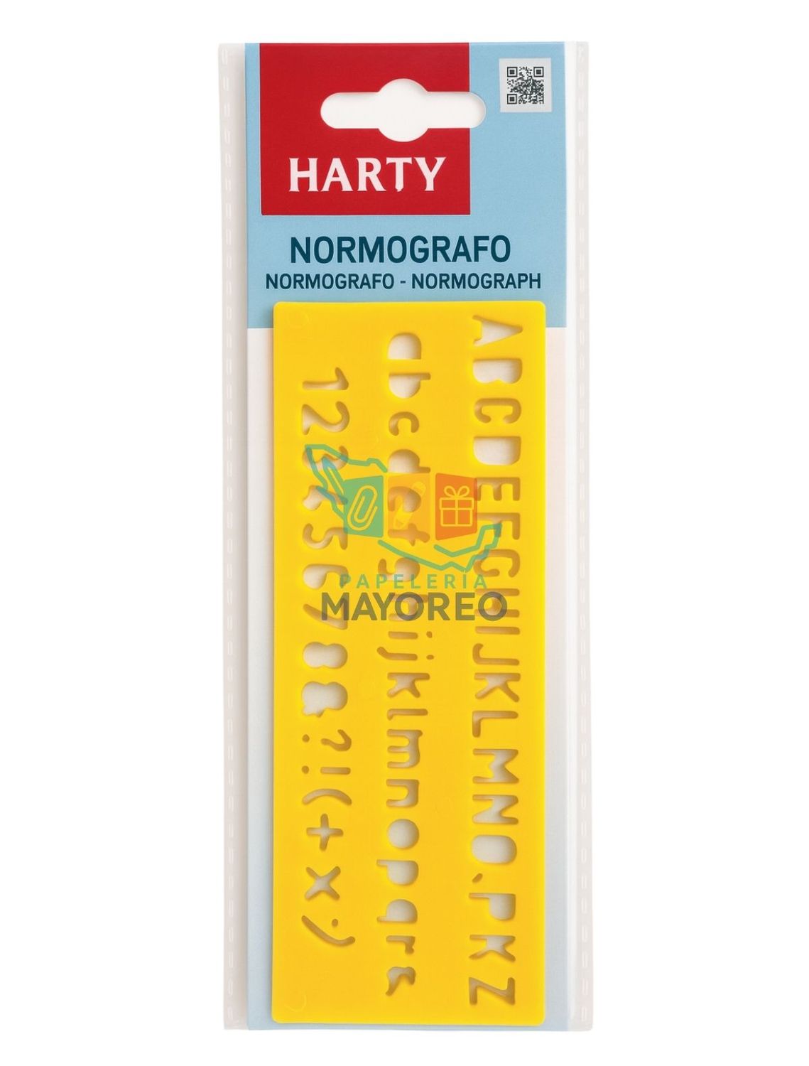 Plantilla de Alfabeto, números y símbolos 6mm HARTY