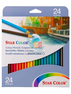 Lápices de Colores Star Color 24 Piezas
