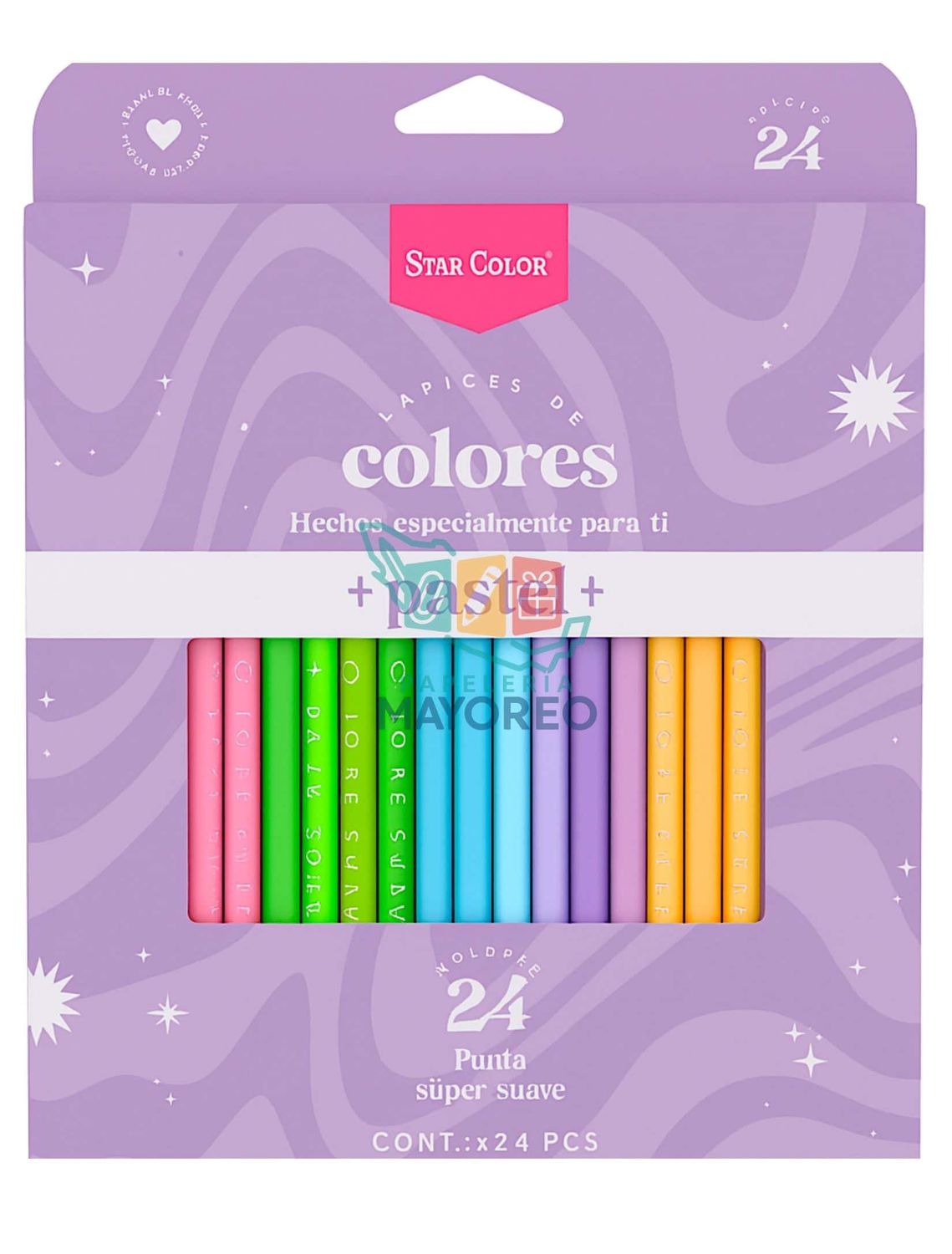 Lápices de Colores Star Color 24 Piezas