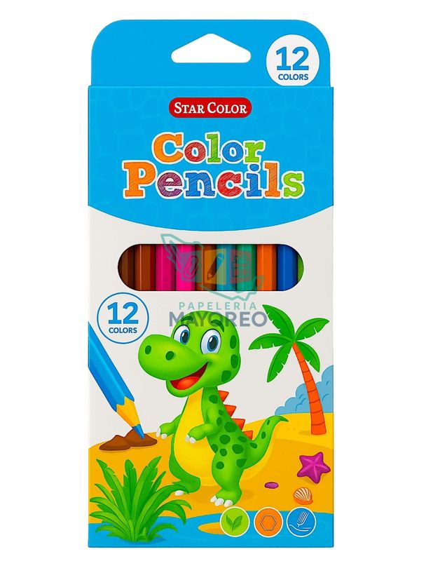 Lápices de Colores Star Color 12 Piezas