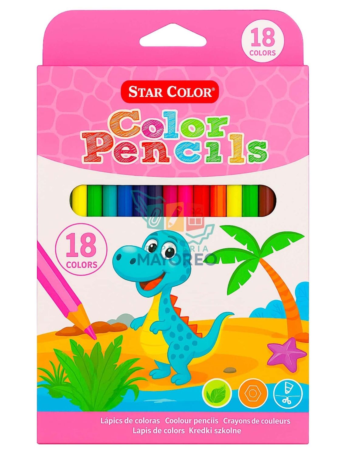 Lápices de Colores Star Color 18 Piezas