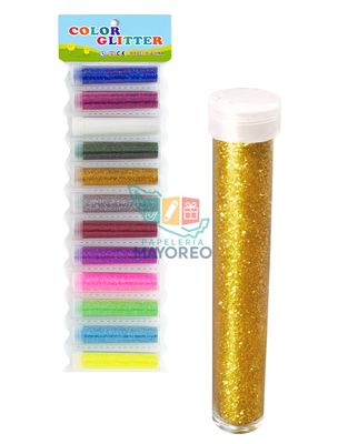 Diamantina con 12 piezas surtidas Tubitos