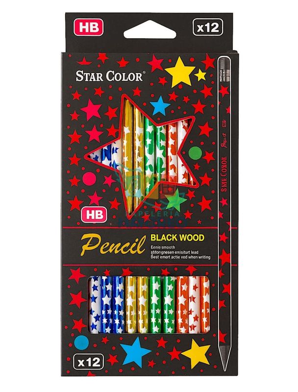 Lápices de Grafito Star Color– Caja con 12 Piezas