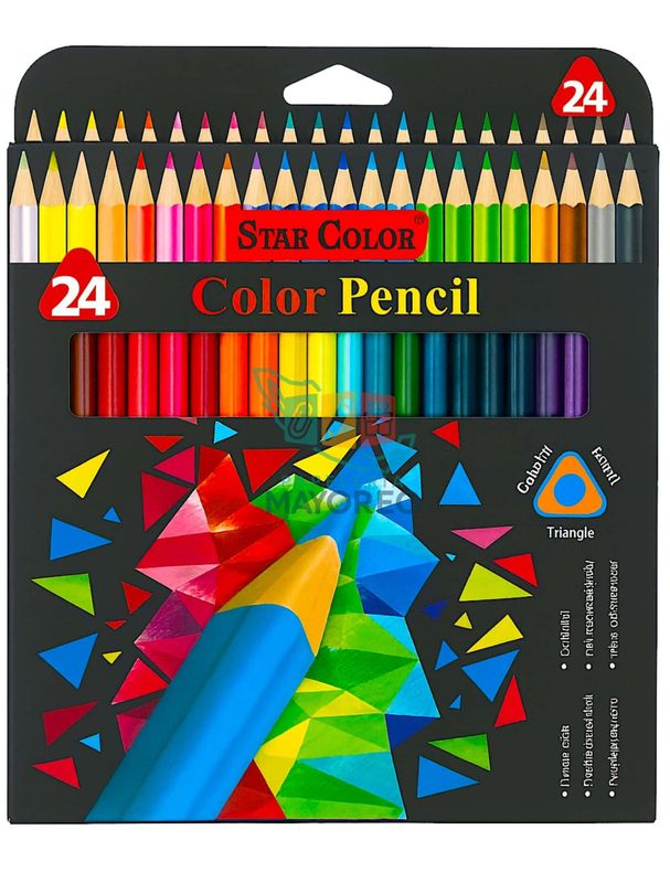 Lápices de Colores Star Color 24 Piezas