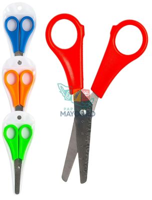 Tijera Escolar Económica | Colores Surtidos